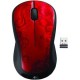 Logitech Wireless Mouse M310 Flame Red Gloss