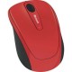 Microsoft Wireless Mobile 3500 Mouse Flame Red Gloss